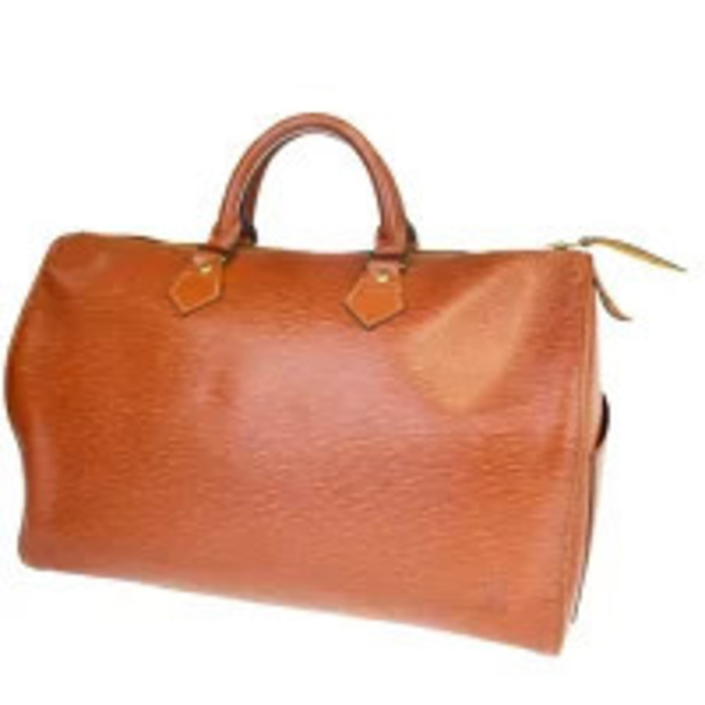 Louis Vuitton Speedy Boston Bag Handbag Epi Leather Kenya Brown